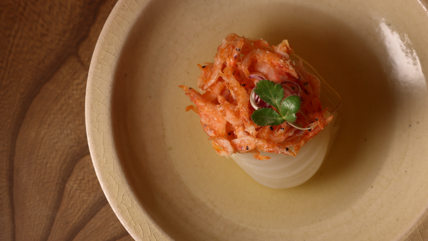 Sakura Shrimp and Spring Onion